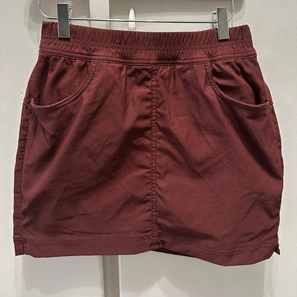 Prana Halle E-Waist Skort II, size 4 (cacao)